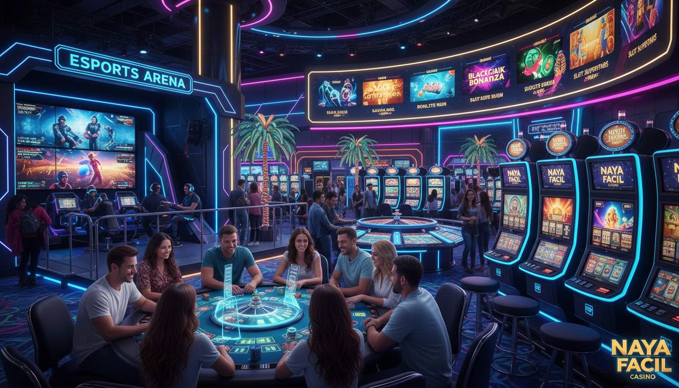 A variety of game categories at Naya Facil Casino